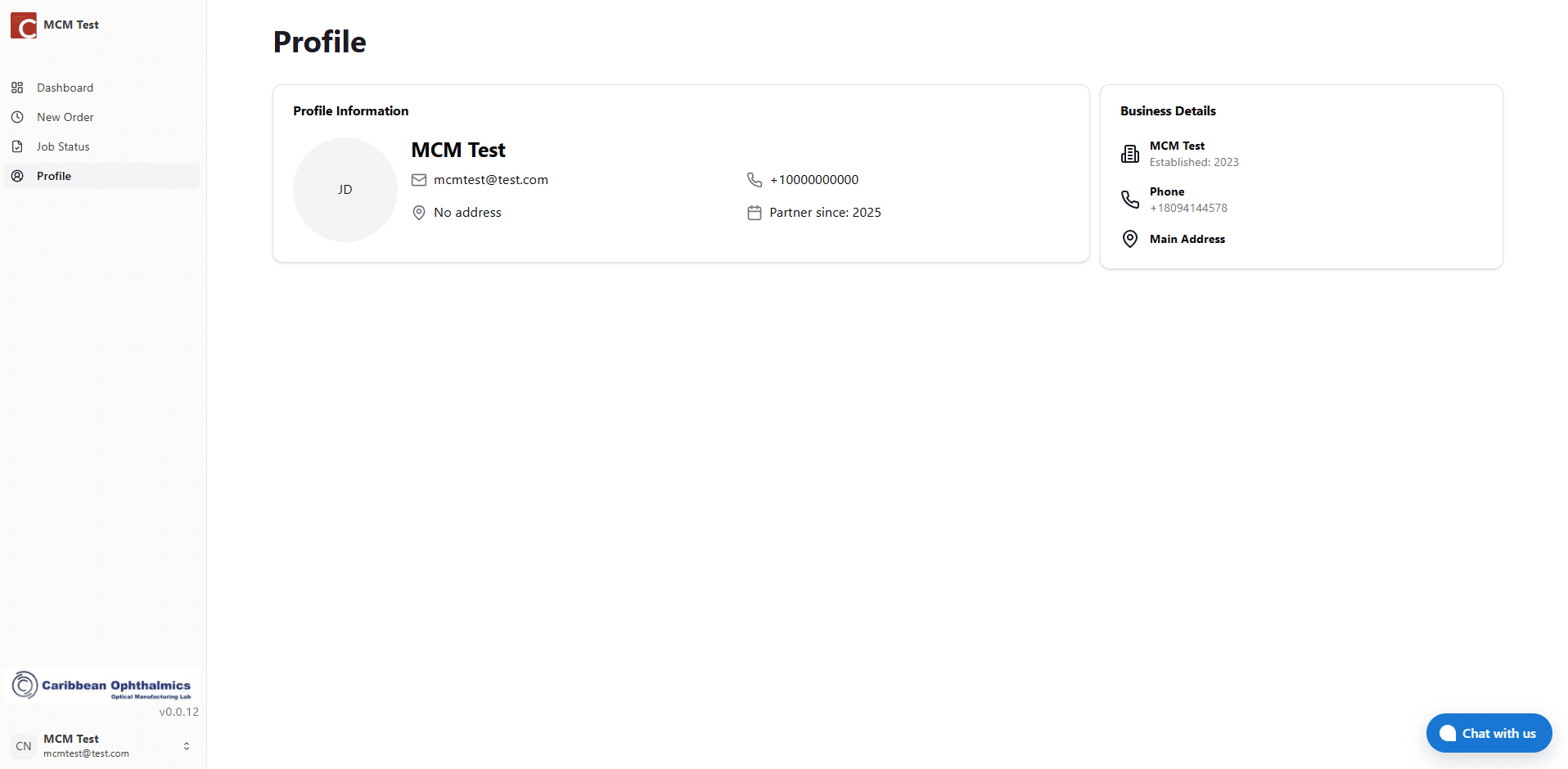 Profile Page