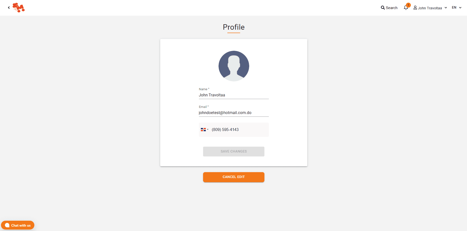 Profile Page