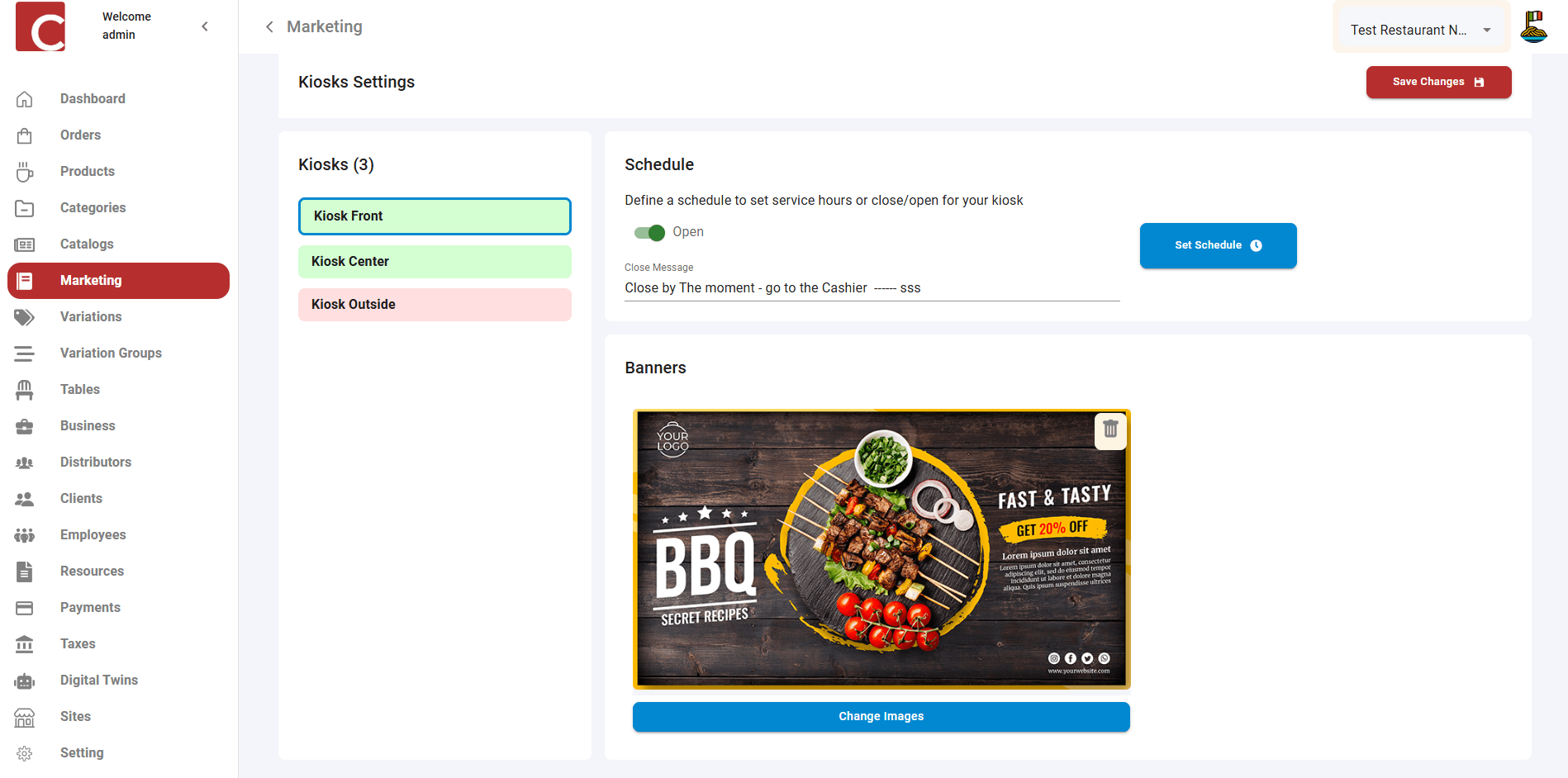 Marketing Page